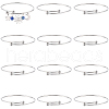 SUNNYCLUE 12Pcs Adjustable 304 Stainless Steel Wire Cuff Bangle Making MAK-SC0001-19-1