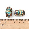 Brass Beads KK-H075-01AG-01-3