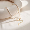 Mother's Day Jewellery Potato Natural Freshwater Pearl Beaded Necklaces NJEW-G153-05G-5