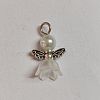 Angel Frosted Acrylic Pendants PALLOY-TAC0044-05-1