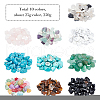  250g 10 Colors Natural & Synthetic Gemstone Beads G-NB0002-58-4