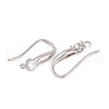 Rack Plating Brass Cubic Zirconia Earring Hooks KK-S374-05P-05-2
