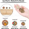 ARRICRAFT 3 Strands 3 Style Synthetic Malachite Beads Strands G-AR0004-31C-5