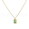 Stainless Steel Enamel  Necklaces for Women UK1371-1