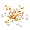Brass Clip on Earring Converter KK-TA0007-43-2