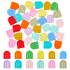 DICOSMETIC 36Pcs 12 Colors Silicone Beads SIL-DC0001-26-1