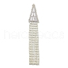 Brass Rhinestone Pendants KK-I715-10S-01-1