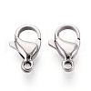 304 Stainless Steel Lobster Claw Clasps STAS-T065-13mm-34P-1