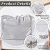 Beebeecraft 2Pcs Polyester Satin Pouches ABAG-BBC0001-18A-4