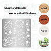 Stainless Steel Cutting Dies Stencils DIY-WH0238-152-6