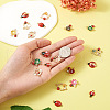 26Pcs 13 Styles Alloy Enamel Connector Charms ENAM-PJ0001-09-7