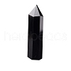 Natural Obsidian Hexagonal Prism Display Decorations PW-WG17825-01-1