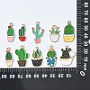 30Pcs 10 Styles Alloy Pendants ENAM-CJ0003-01-8
