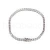 Brass Micro Pave Clear Cubic Zirconia Bracelets for Women BJEW-M047-03P-4