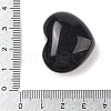 Mother's Day Gifts Synthetic Blue Goldstone Love Heart Stone G-I367-03K-3