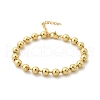 Rack Plating Brass Ball Chain Bracelets for Women BJEW-G676-01C-G-4