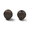 Carved Groove Wood Beads WOOD-Q060-01A-1