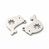 Non-Tarnish 304 Stainless Steel Pendants STAS-M089-34P-2