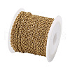 PVD Vacuum Plating 304 Stainless Steel Textured Cable Chains CHS-TA0001-05G-2