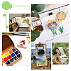 6Pcs 2 Style Plastic Empty Watercolor Paint Pan Sets AJEW-PH0011-30-6