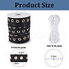 Olycraft 10 Yards Cotton Button Tapes DIY-OC0012-97-2