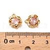 Brass Micro Pave Cubic Zirconia Pendants KK-A259-14G-3