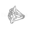 Fashionable 304 Stainless Steel Finger Rings for Women FS-WG5976D-01-2