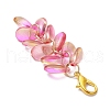 Teardrop Glass Pendant Decorations HJEW-JM03256-02-4