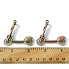 6Pcs 2 Colors Tibetan Style Alloy Pendants FIND-FS0002-58-5