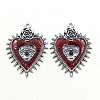 Gothic Style Alloy Resin Pendants PW-WGE8991-01-5