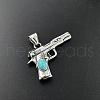 Punk Ethnic Style Gun Shape Stainless Steel Pendant Necklaces DH6086-2