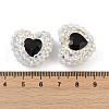 Polymer Clay Glass Rhinestone Beads CLAY-NH0001-13C-3