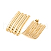 Ion Plating(IP) 304 Stainless Steel Stud Earrings for Women EJEW-P279-52G-2
