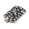 Retro 304 Stainless Steel Pendants STAS-I205-38AS-01-2