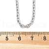 Tarnish Resistant 304 Stainless Steel Cable Chains for Necklace Making X-STAS-P045-03P-4