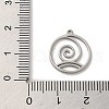 304 Stainless Steel Pendants STAS-O005-18P-3