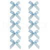 10Pcs Bowknot Cloth Alligator Hair Clips PW-WGD5F1D-09-1