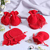 Beebeecraft 20Pcs Gourd Velvet Drawstring Bags TP-BBC0001-07A-01-4