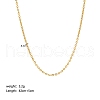 Stainless Steel Cable Chain Necklaces PW-WG8A4BA-02-1