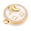 Alloy Enamel Pendants X1-ENAM-T021-03F-2
