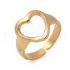 304 Stainless Steel Cuff Rings RJEW-P150-11G-4