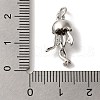 Rack Plating Brass Micro Pave Cubic Zirconia Pendants KK-U027-09-03P-3
