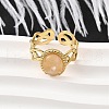 304 Stainless Steel Cuff Rings for Women RJEW-U062-02A-01G-1
