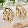 304 Stainless Steel Stud Earrings EJEW-Z084-18G-3