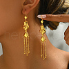 Alloy Tassel Hoop Earrings BH8602-4