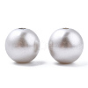 Spray Painted ABS Plastic Imitation Pearl Beads OACR-T015-05C-03-2