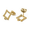 Ion Plating(IP) 304 Stainless Steel Stud Earring Findings STAS-I206-22G-2