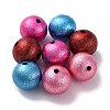 Rack Plating Spray Painted Brass Beads KK-S406-10B-1