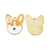 Alloy Enamel Pendants ENAM-D046-46G-1