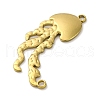 304 Stainless Steel Pendants STAS-U018-03G-2